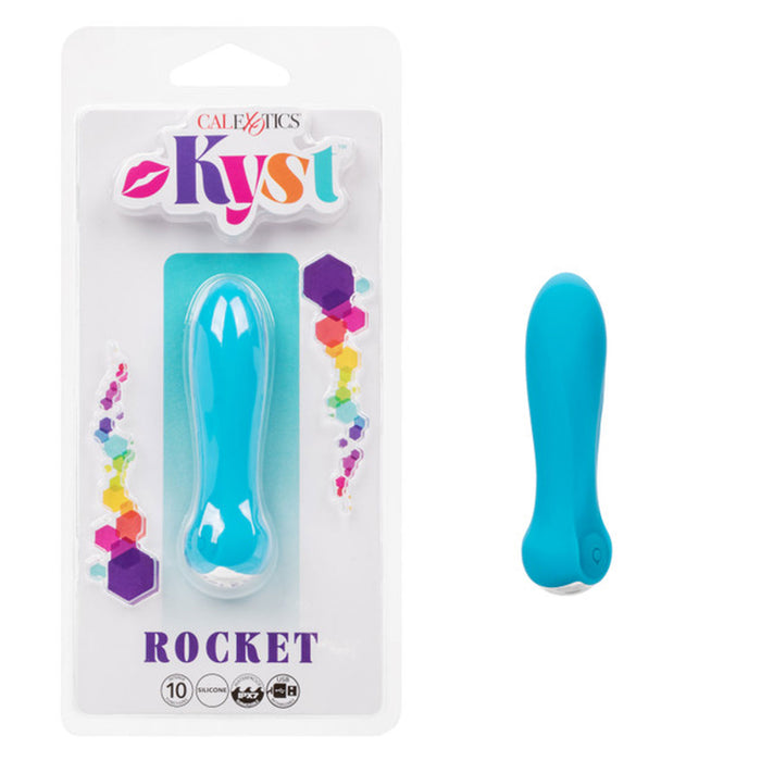 Kyst Rocket Rechargeable Silicone Vibrator Blue