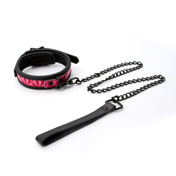 Sinful 1" Collar and Leash Pink