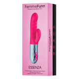 FemmeFunn Essenza Rabbit Vibrator Pink Silicone Thrusting Vibe