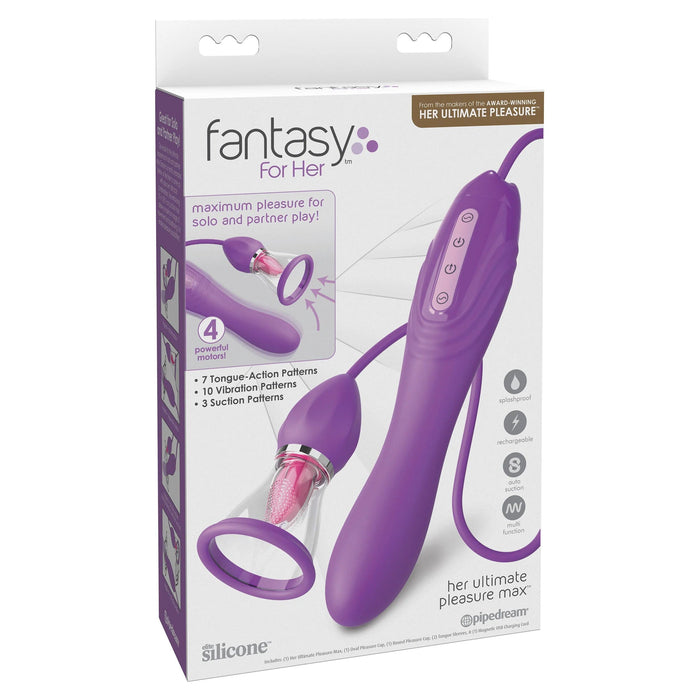 Pipedream Her Ultimate Pleasure Max Licking Suction Vibrator