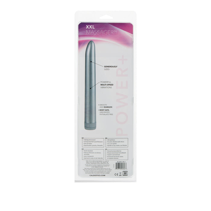 CalExotics XXL 10" Vibrator Silver