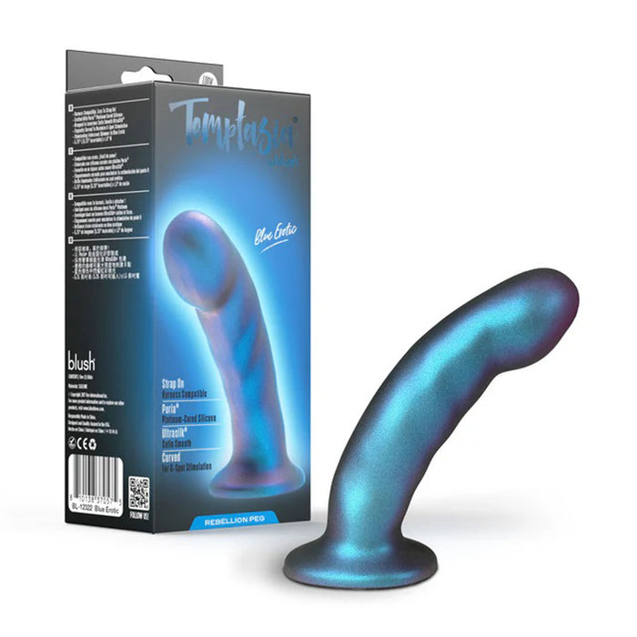 Temptasia Rebellion Peg Dildo Blue