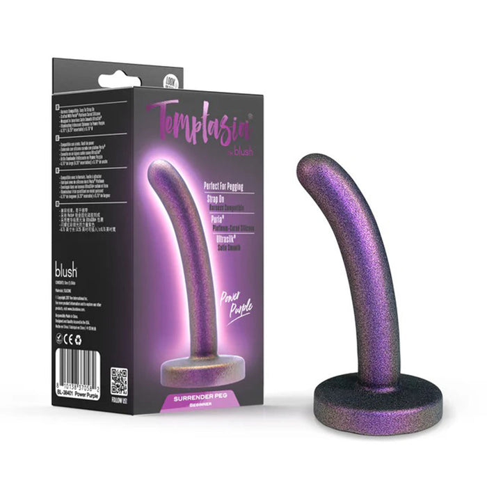 Temptasia Surrender Peg Beginner Power Dildo Purple