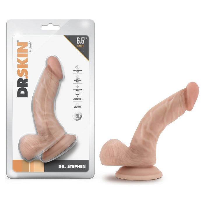 Dr. Skin Dr. Stephen 6.5" Dildo With Balls Beige