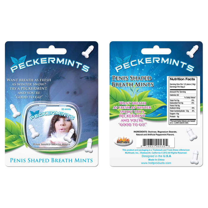 Peckermints Penis Shaped Breath Mints