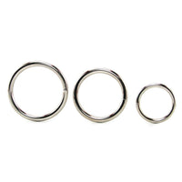 Spartacus Metal C-Ring Set Male Cock Ring Penis Enhancer