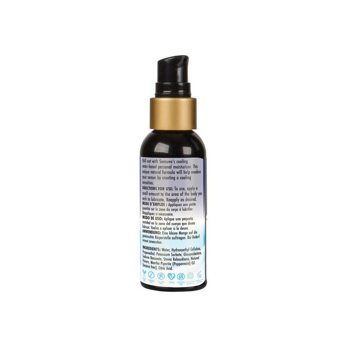 Sensuva Artic Chill Natural Water-Based Cooling Lubricant 2oz