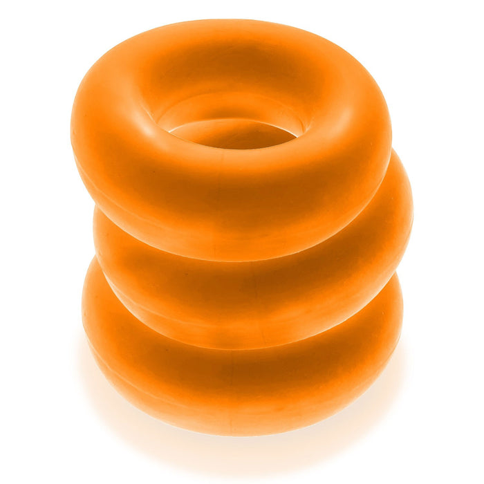 Fat Willy 3-Pack Jumbo C-Rings Orange