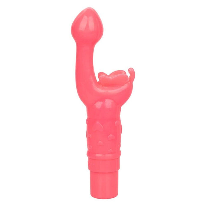 Rabbit Vibrator Rechargeable Butterfly Kiss Vibe Pink