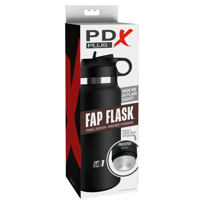 Fap Flask Discreet Stroker Thrill Seeker Black