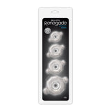 4 Pack Renegade Vitality Cock Rings Clear