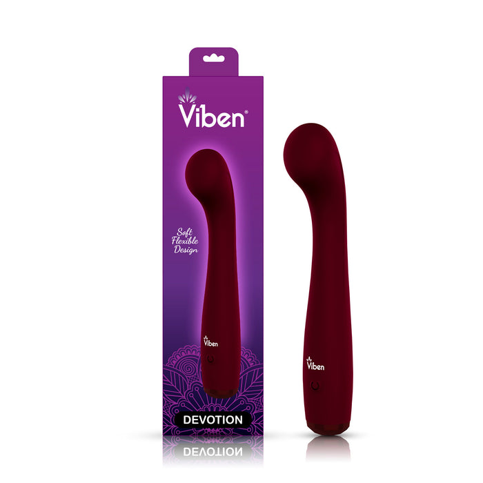 Viben Devotion Ruby Intense G-Spot Vibe Red