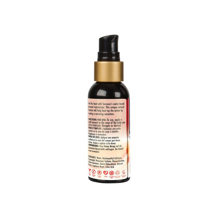 Sensuva Heat Wave Natural Water-Based Warming Lubricant 2oz