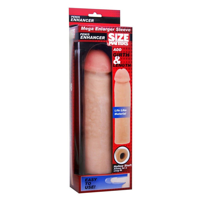 Penis Sleeve Size Matters Mega Enlarger Penis Enhancer