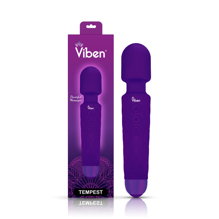 Viben Tempest Intense Wand Massager Purple