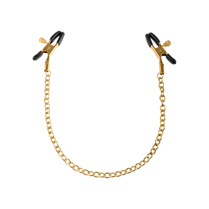 Fetish Fantasy Gold Chain Nipple Clamps