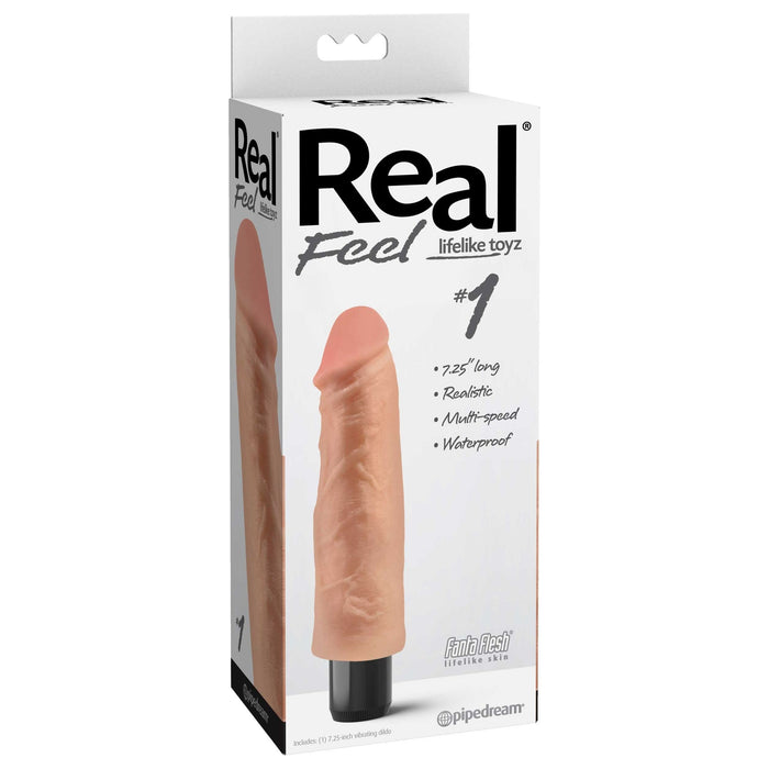 Real Feel Lifelike Toyz No. 1 Vibrator Beige