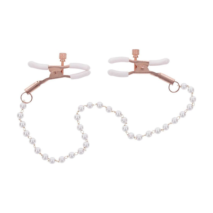 Peaches ‘N Creame Pearl Nipple Clamps Pink