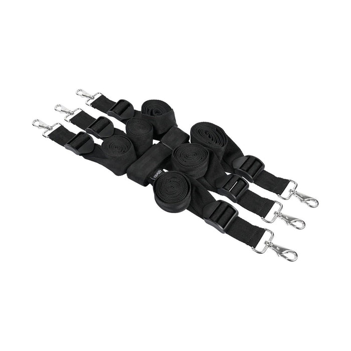 Sportsheets Edge Extreme Under the Bed Restraint System Black