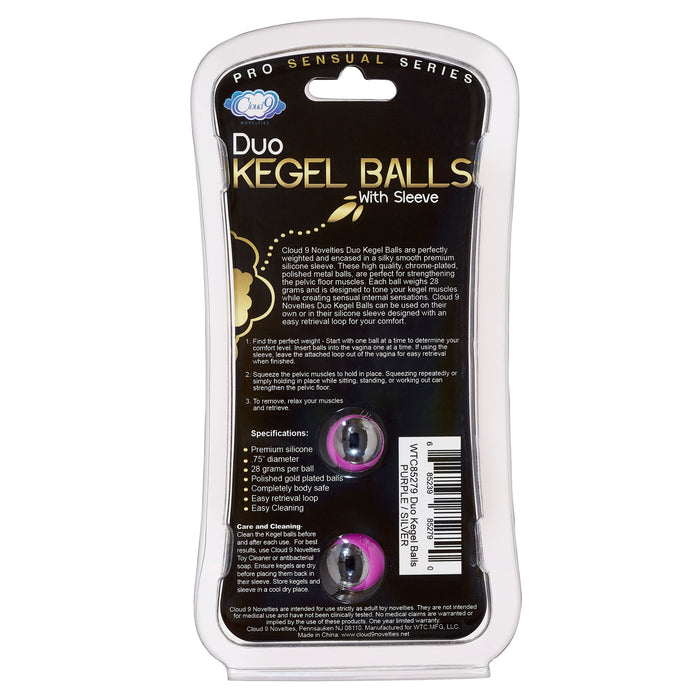 Cloud 9 Duo Kegel Balls Purple