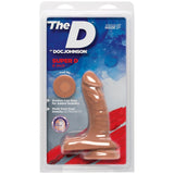 Dildo The D Super D 6" Dual Density Dong With Balls Tan