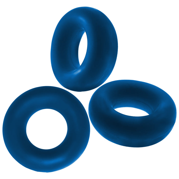 Fat Willy 3-Pack Jumbo C-Rings Blue