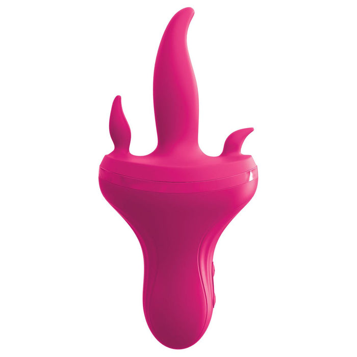 Threesome Holey Trinity Triple Tongue Vibrator Pink