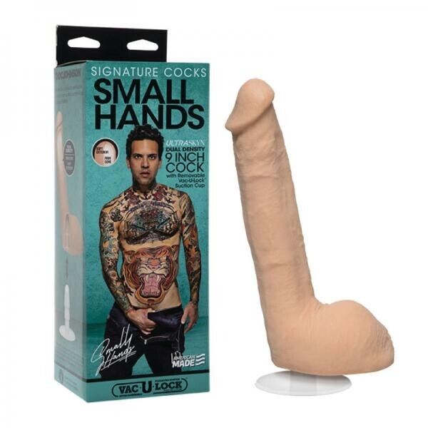 Signature Cocks Small Hands 9" Ultraskyn Cock w/ Removable Suction Cup