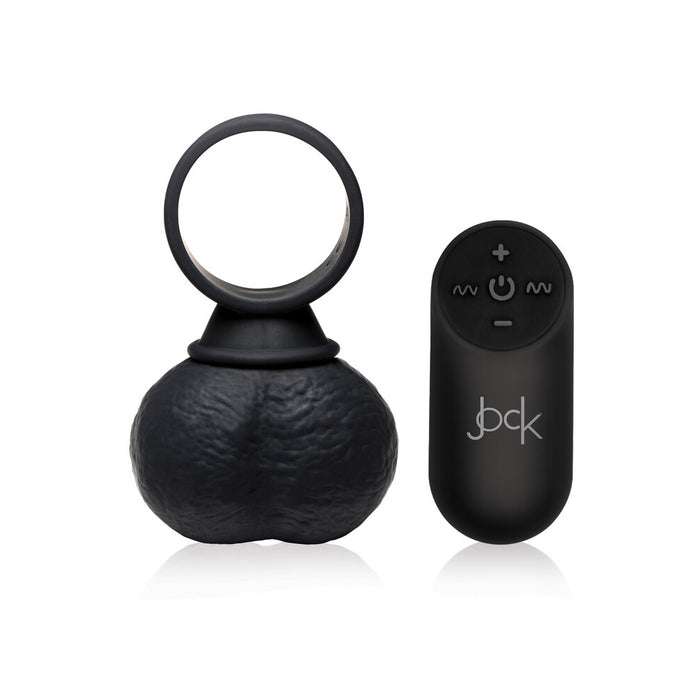 Jock 28X Vibrating Silicone Balls X Large Black