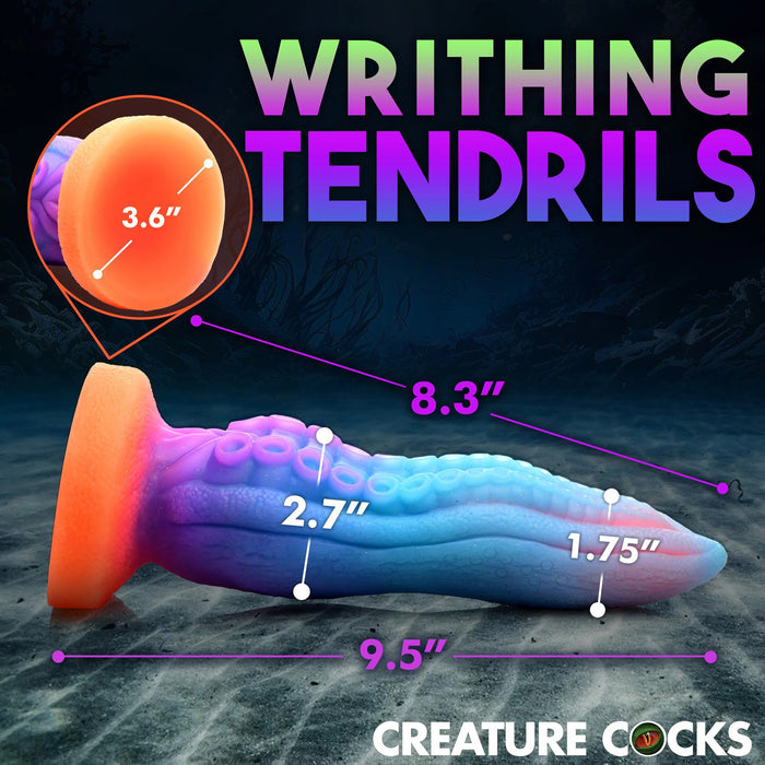 Creature Cocks Tenta-Cock Glow-In-The-Dark Silicone Fantasy Dildo