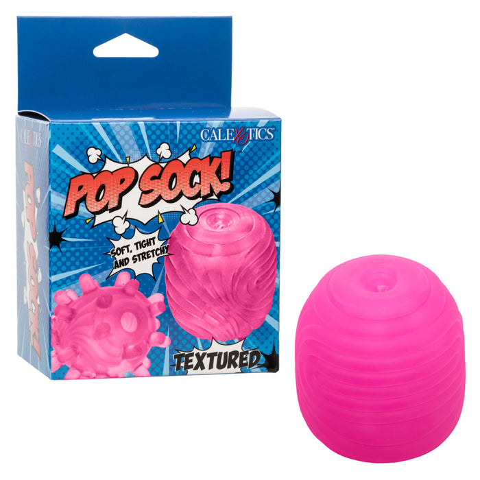 Pop Sock Textured Stroker Pink