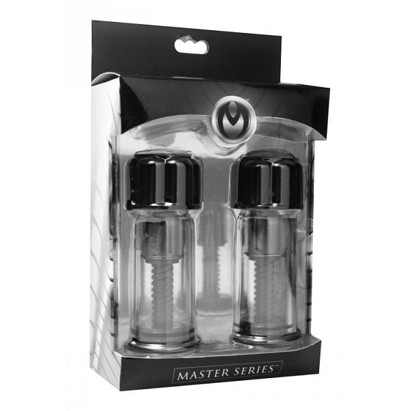 Masters Series Black Max Powerful Twist Nipple Suckers