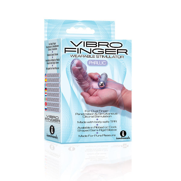 The 9's Vibrofinger Finger Vibrator Purple