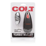 Colt Waterproof Silver Turbo Bullet Clitoral Anal Egg Vibrator