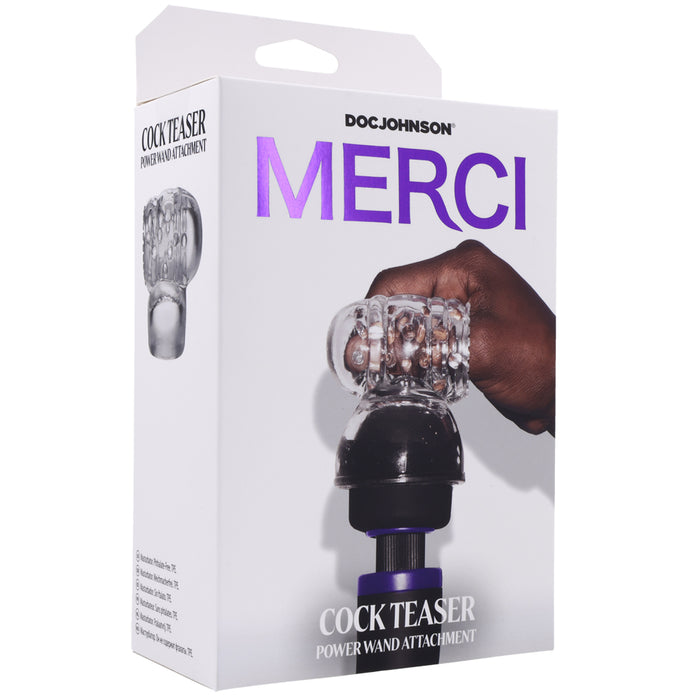 Merci Cock Teaser Wand Attachment Clear