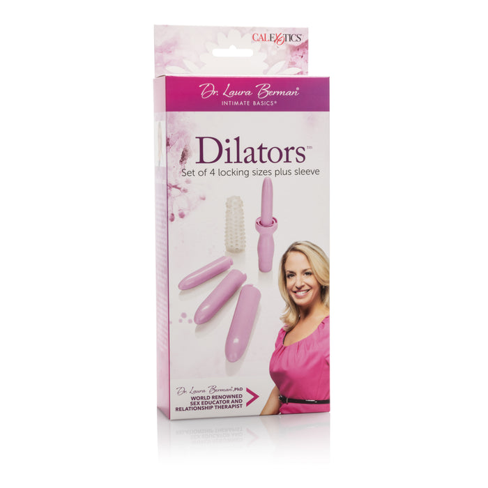 Dr. Laura Bernam Dilators Set of 4 Locking Sizes Plus Sleeve