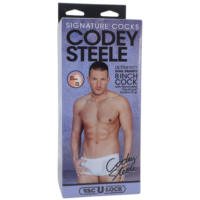 Signature Cocks Cocks Codey Steele 8" Ultraskyn Cock w/ Removable Suction Cup