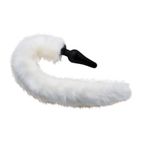 White Fox Tail Anal Plug and Ears Set