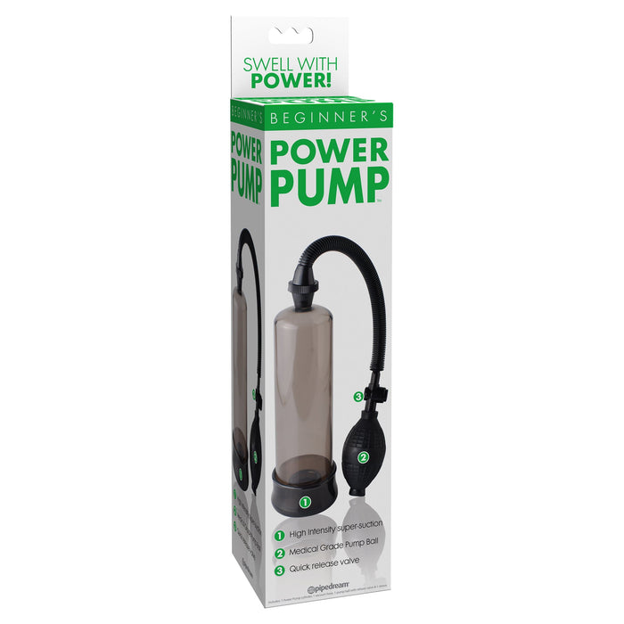 Pipedream Beginners Power Penis Pump Grey