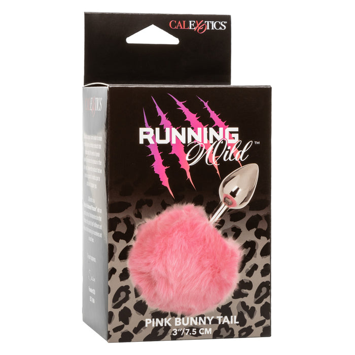 Running Wild Bunny Tail Butt Plug Pink