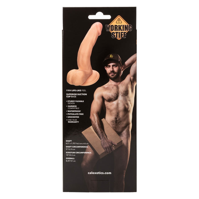 California Exotics Working Stiff the Delivery Man 6.5" Dildo Dong Beige