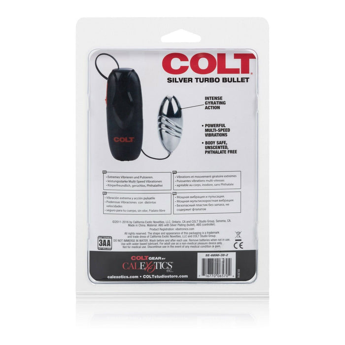 Colt Turbo Multi-Speed Silver Bullet Vibrator Vibrating Egg