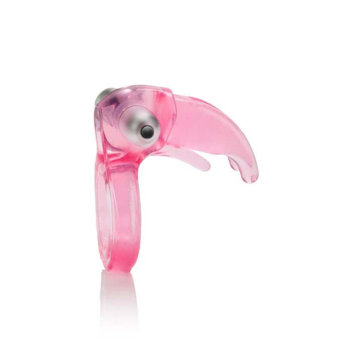 CalExotics Triple Clit Flicker Cock Ring Pink