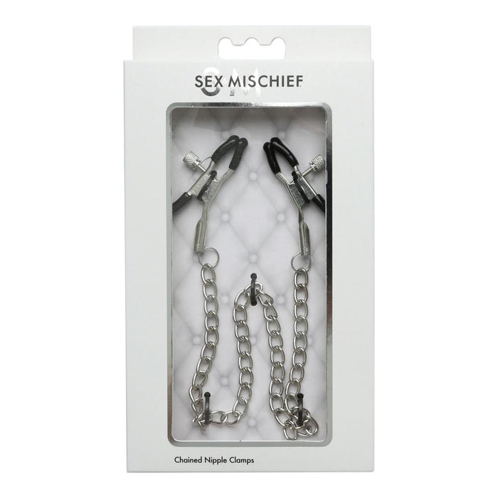 Sex and Mischief Chained Nipple Clamps