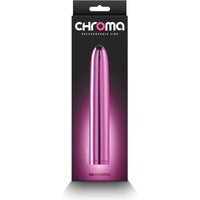 Vibrator Chroma 7" Rechargeable Multi-speed Waterproof Vibe Pink