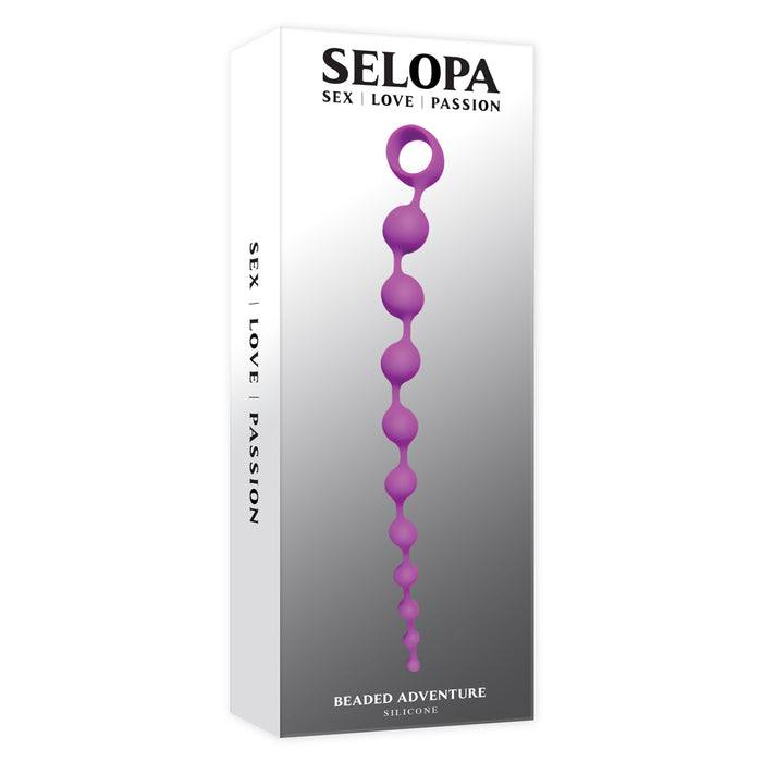 Selopa Beaded Adventure Anal Beads Purple