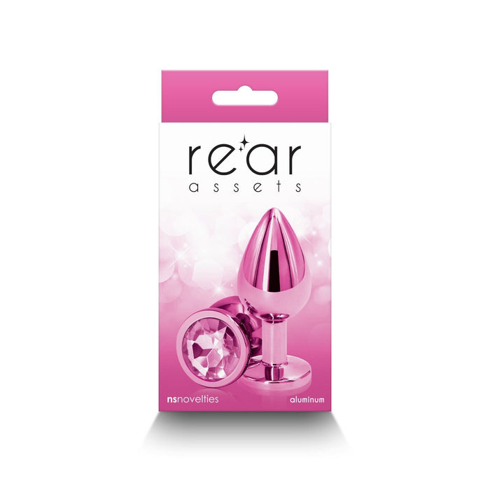 Butt Plug Aluminum Rear Assets Medium Pink