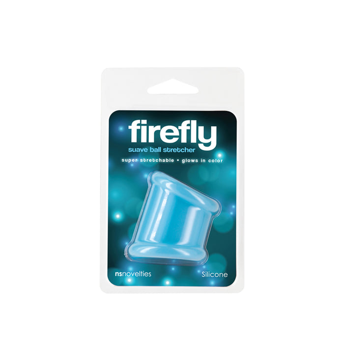 NS Novelties Firefly Suave Glow-in-the-dark Ball Stretcher Blue