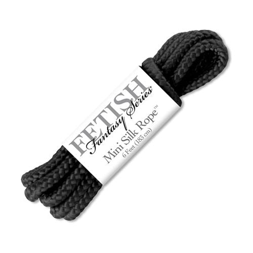 Fetish Fantasy Series Mini Silk Rope Black