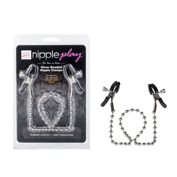 Silver Beaded Nipple Clamps